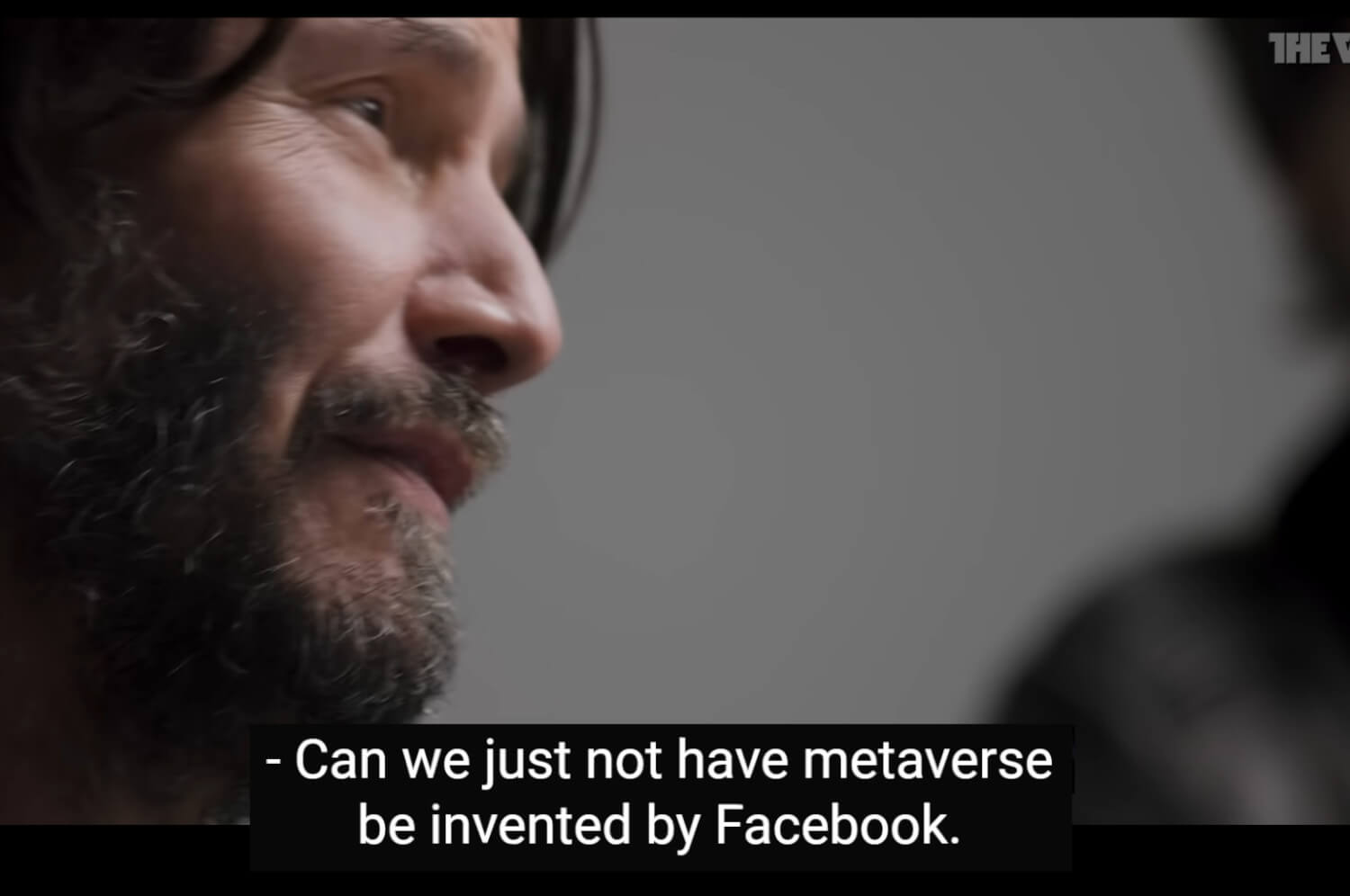 Keanu spreads the gospel that Facebook isn't the first metaverse